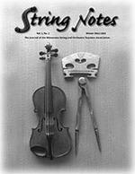 String Notes Winter 2002/2003 Cover