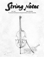 String Notes Winter 2004/2005 Cover