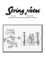 String Notes Winter 2012/2013 Cover