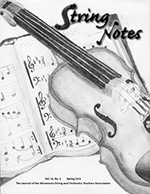 String Notes Spring 2014 Cover