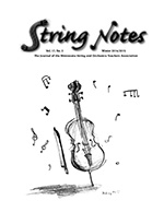 String Notes Winter 2014/2015 Cover