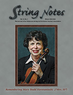 String Notes Winter 2019/2020 Cover